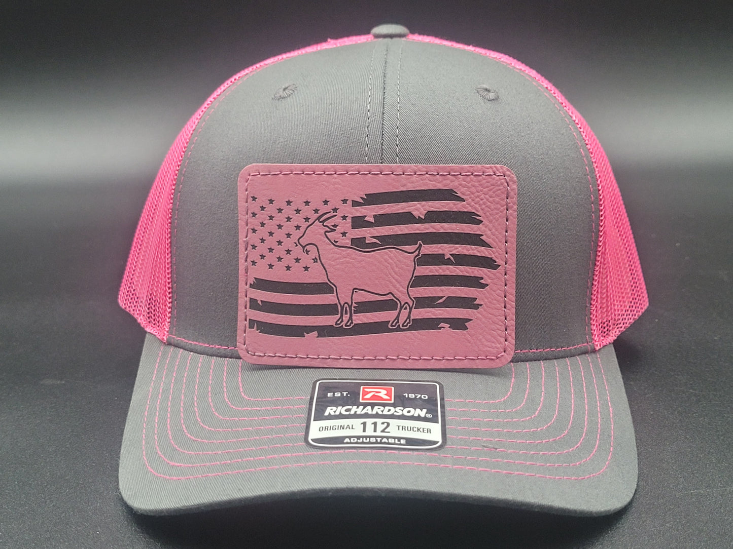 Goat and Flag Trucker Hat