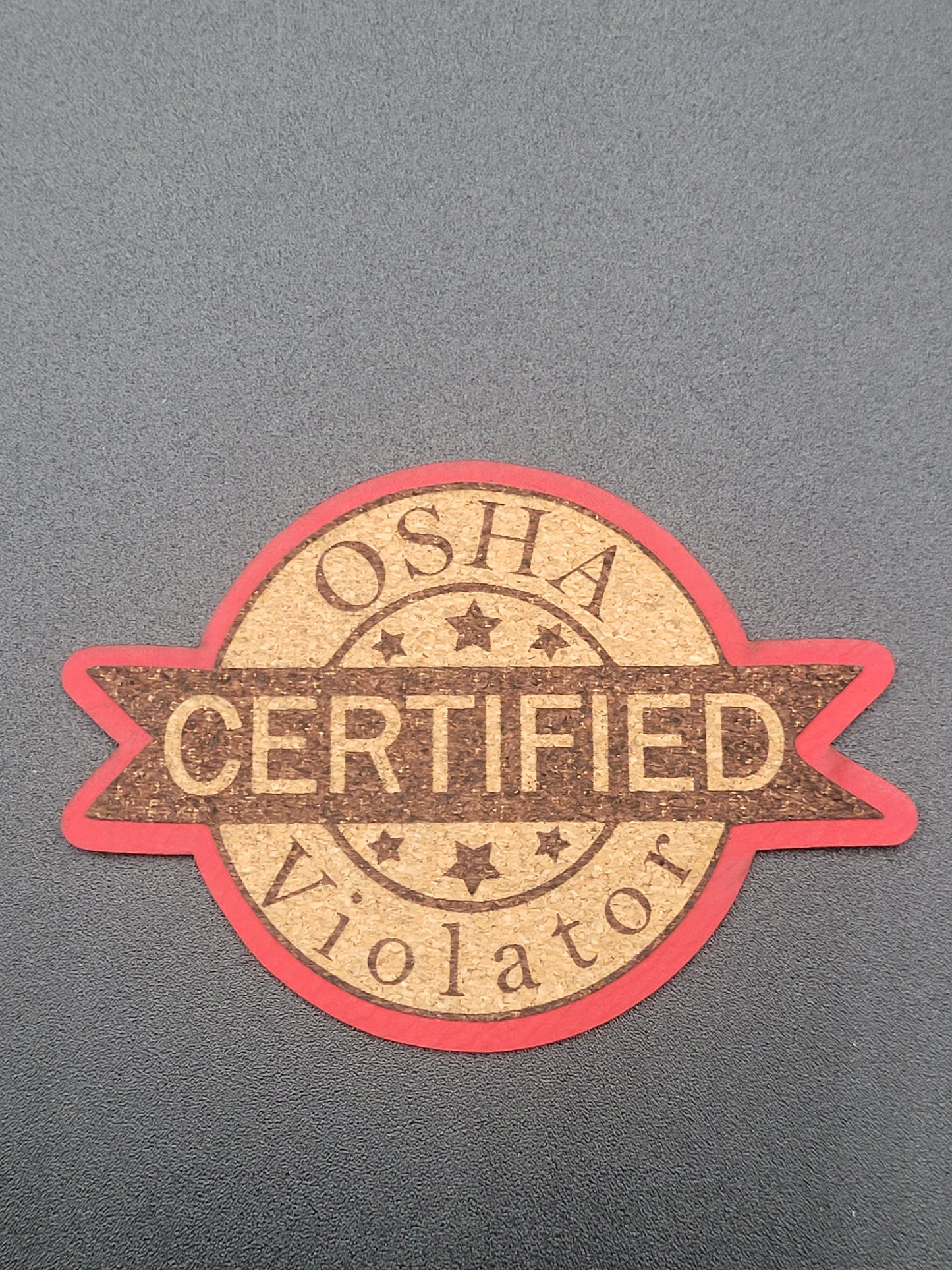 OSHA Violator Patch on Knit Cap