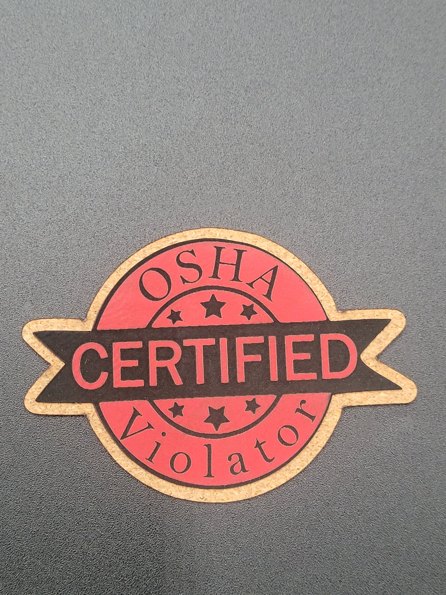 OSHA Violator Patch on Knit Cap