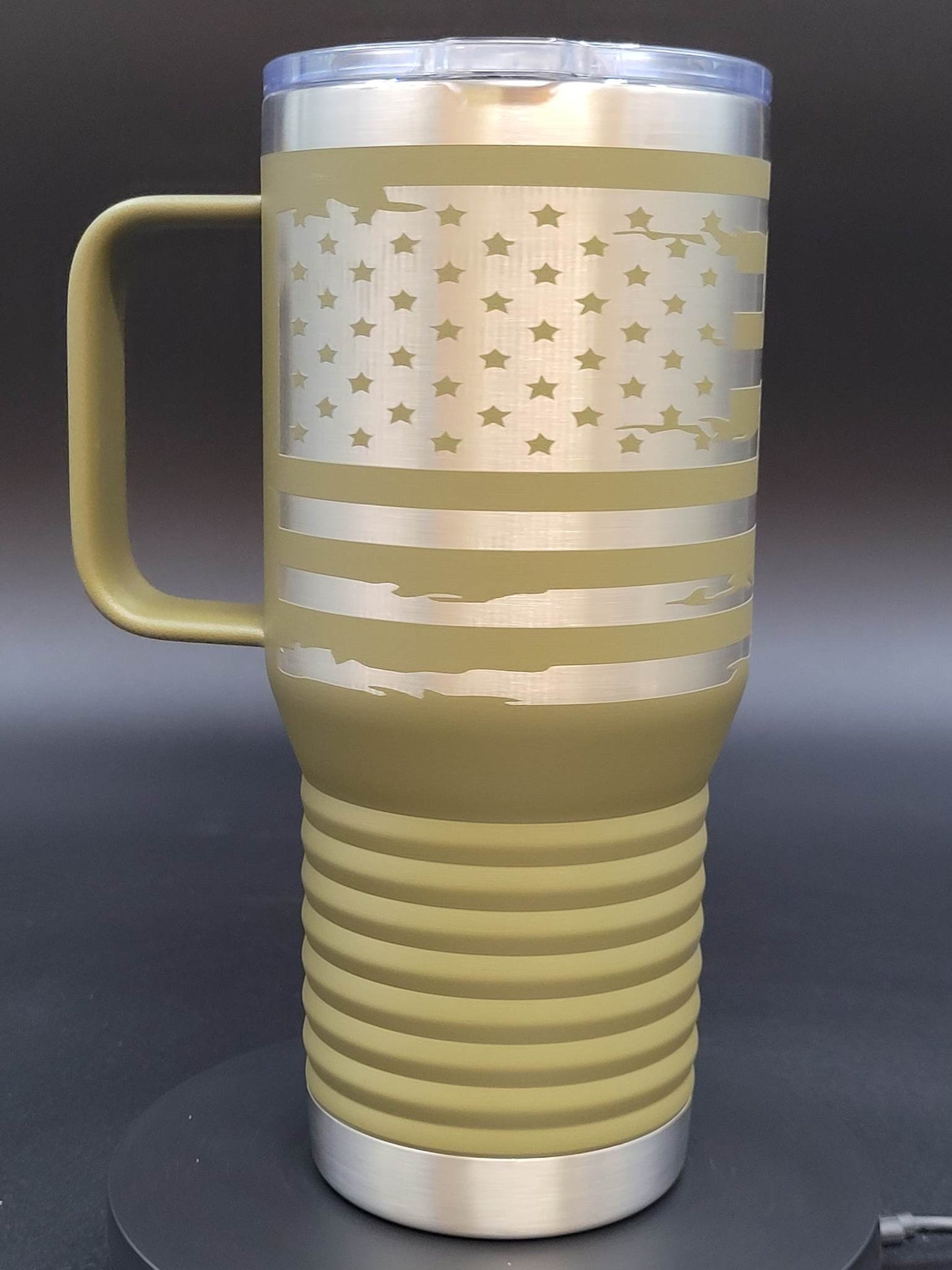 20oz Military Memorial Travel Mug (Battlefield Cross)